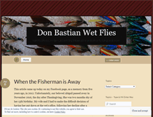 Tablet Screenshot of donbastianwetflies.com